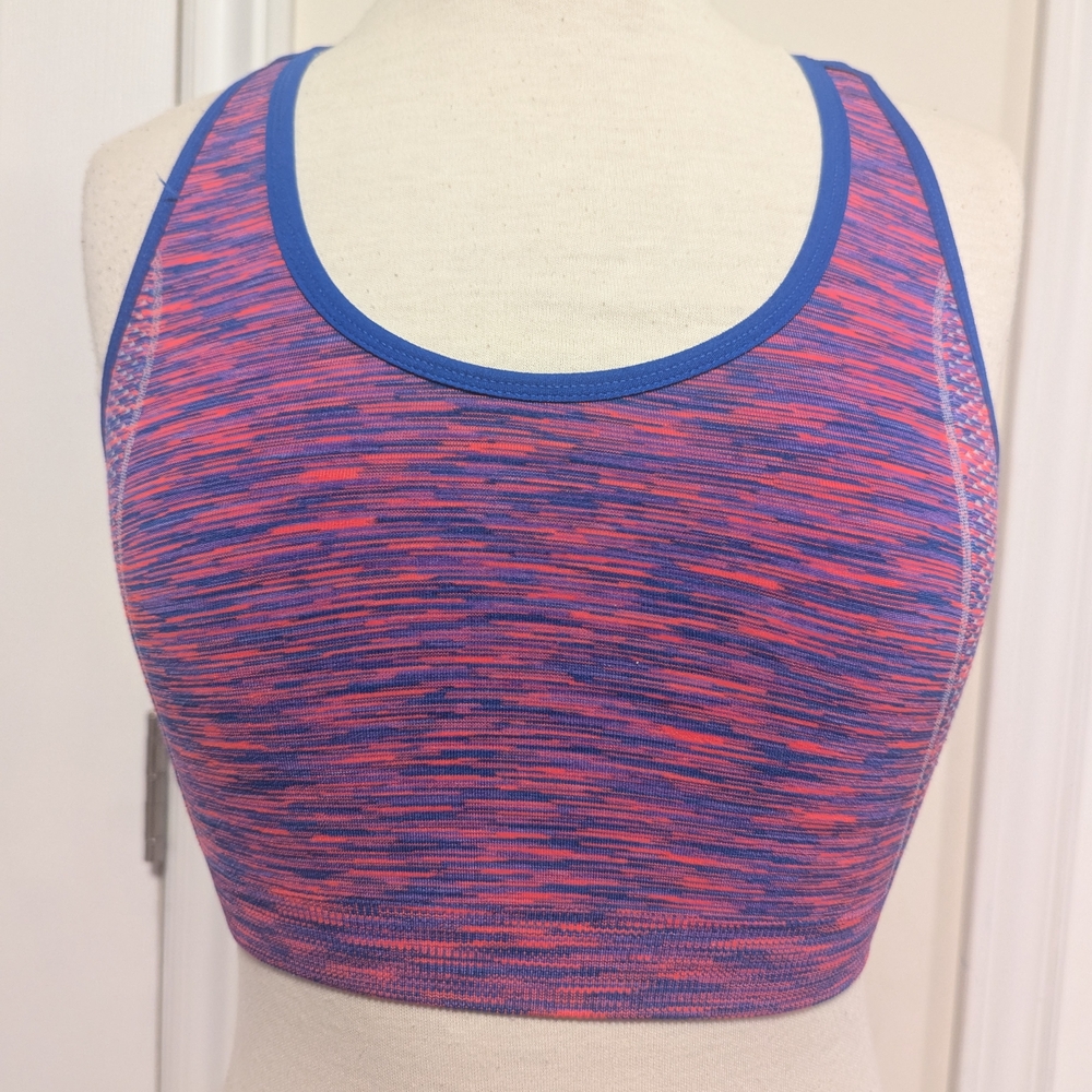 Climawear Dynamic Pink and Blue Sports Bra